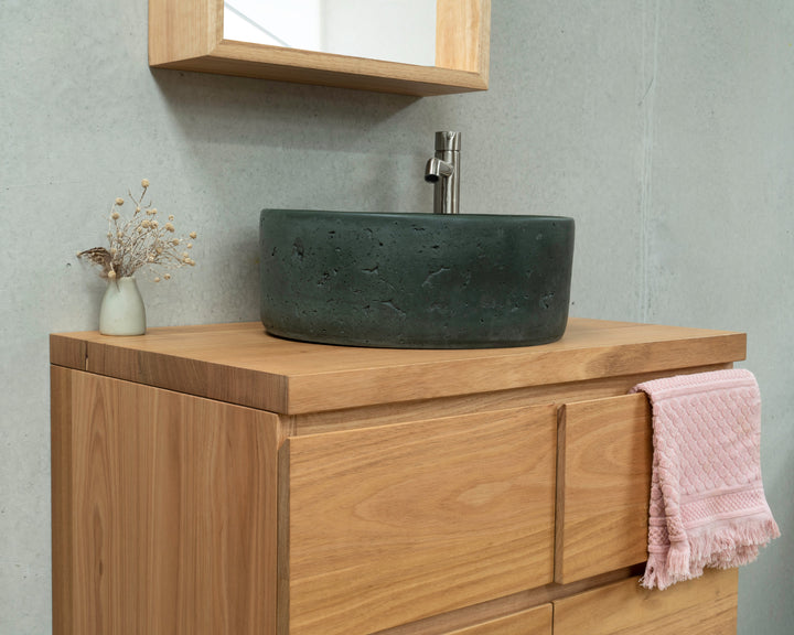 Designing a Bespoke Bathroom with Timber and Concrete