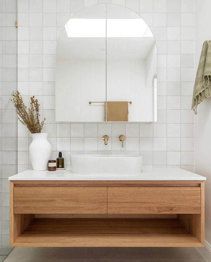 Bombora bathroom timber vanity