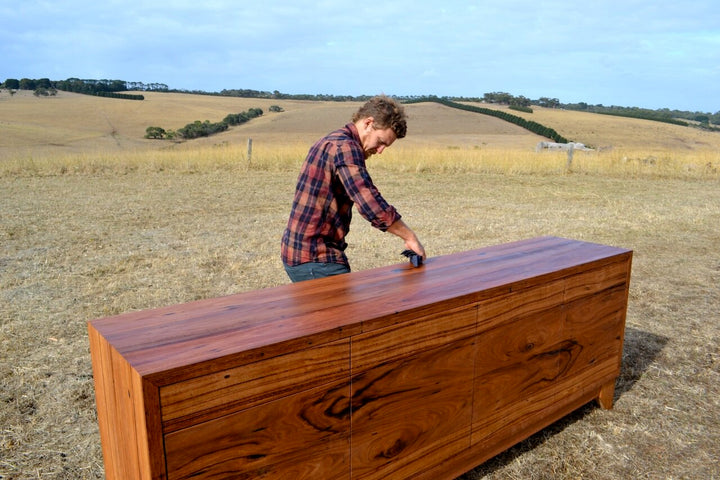 Bombora furniture wax application