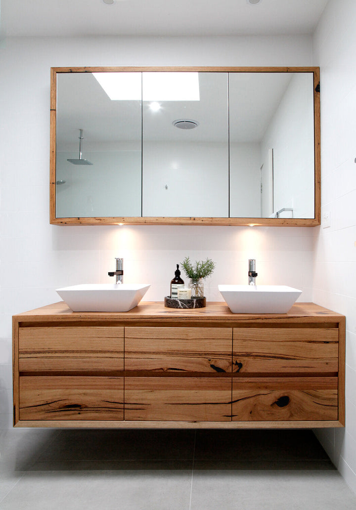 Bombora Iluka timber wall hung vanity