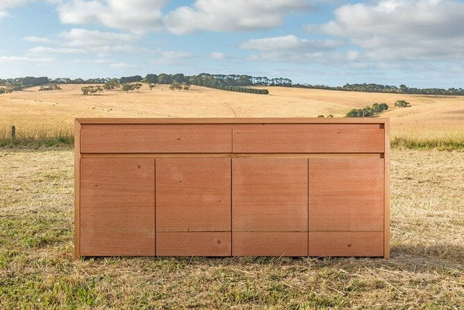 Tasmanian Oak Modern Coastal Buffet