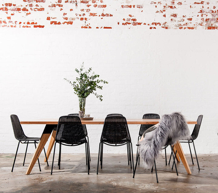 bombora timber dining table torquay