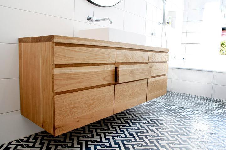 Ballina Solid Timber Floating Vanity