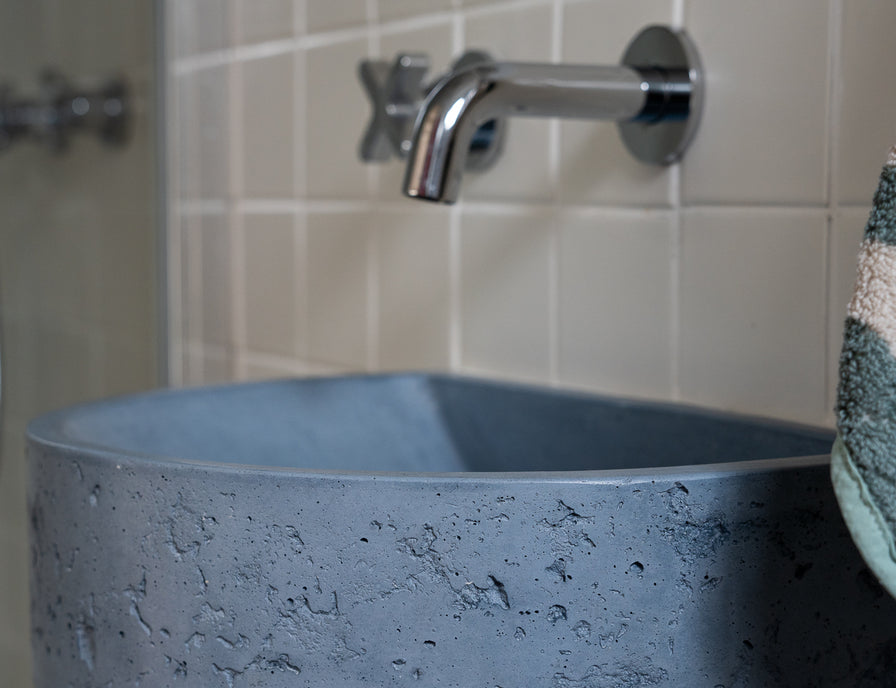 Aarde half round Concrete basin Melbourne Surfcoast
