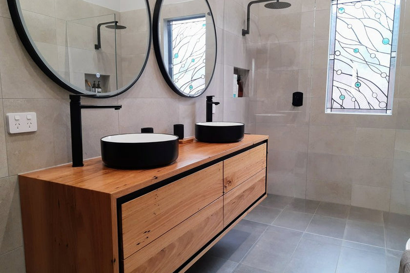 Addis timber bathroom vanity surfcoast