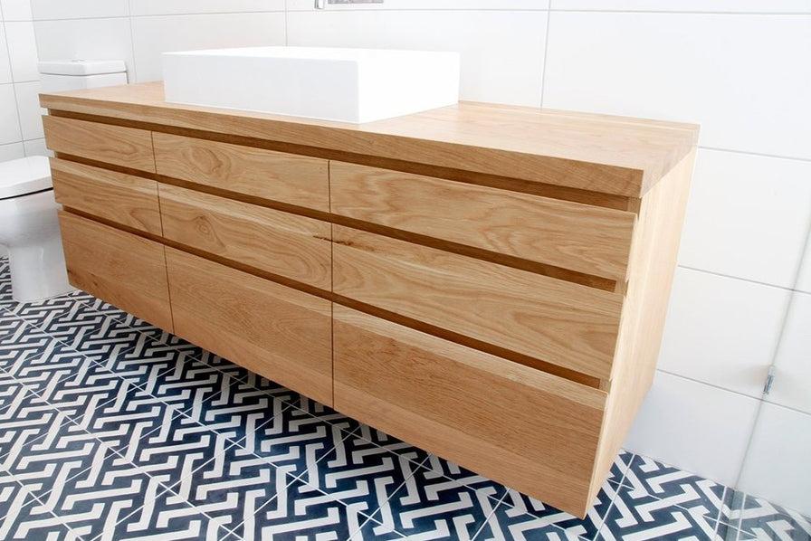 Bombora Ballina timber bathroom vanity torquay