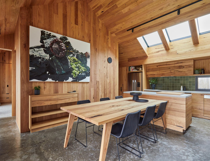 Bancora timber dining table torquay
