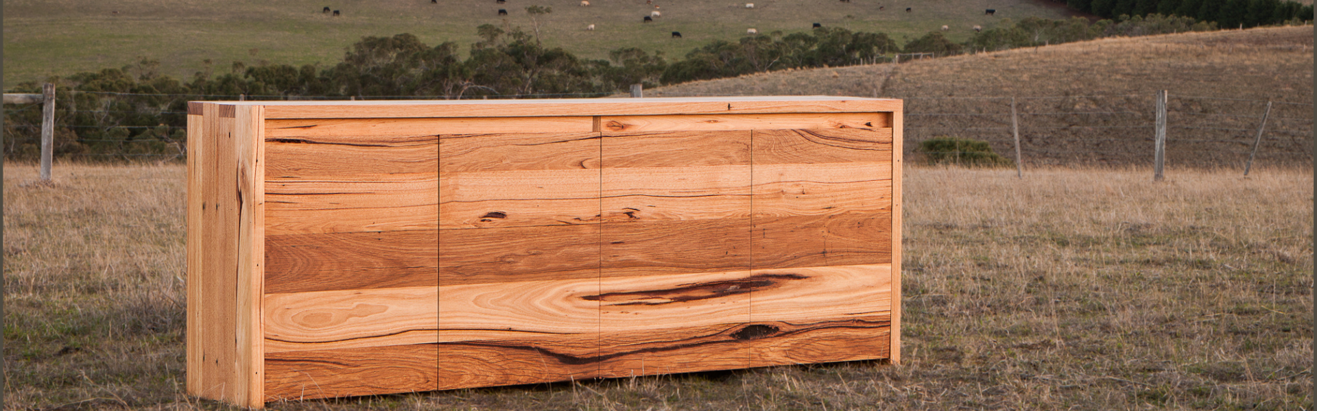 made to order reycled Messmate timber sideboard
