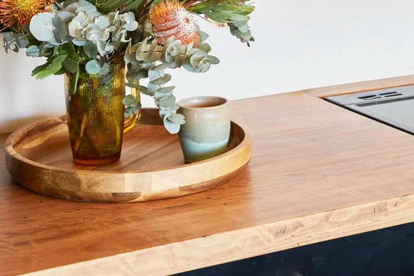 Blackbutt timber bench top