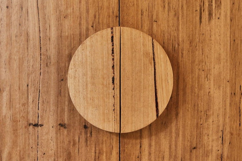 Harvest moon half circle handle TV cabinet