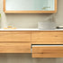 Wood bathroom vanity Surfcoast