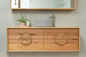Burleigh bombora wood bath vanity sydney