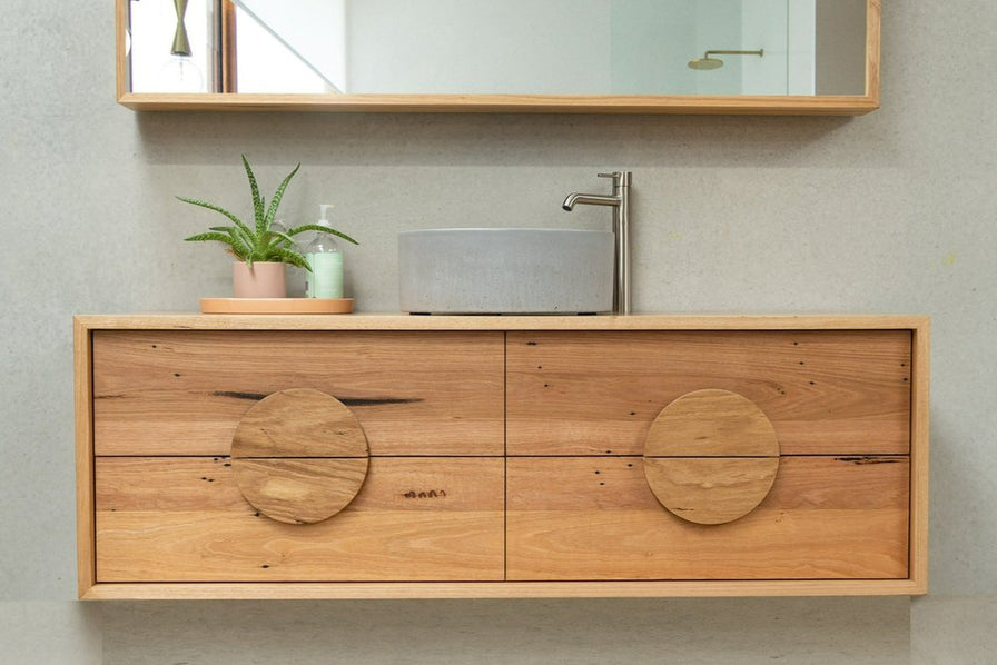Burleigh bombora wood bath vanity sydney