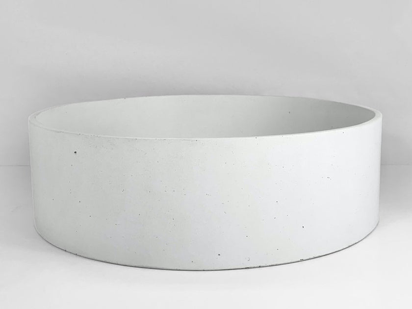  Mayde cassidy round concrete basin white
