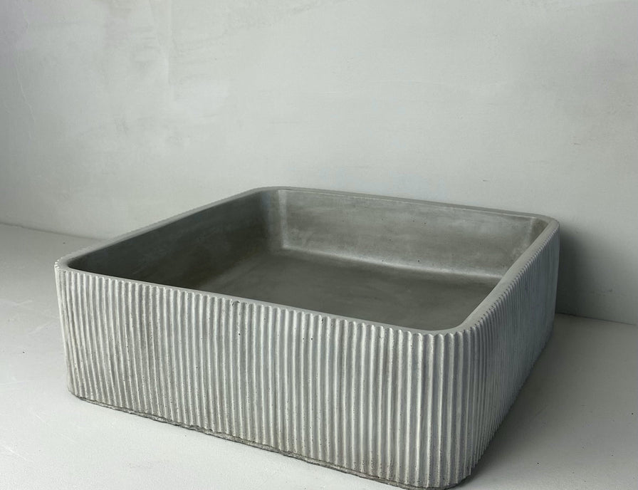 Corra square concrete basin Melbourne Surfcoast