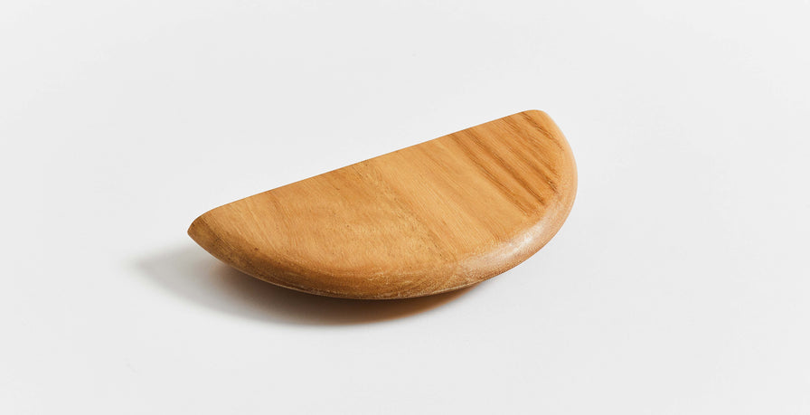 handle made half circle timber door handle 