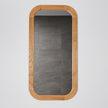 Rounded Rectangle mirror timber frame 