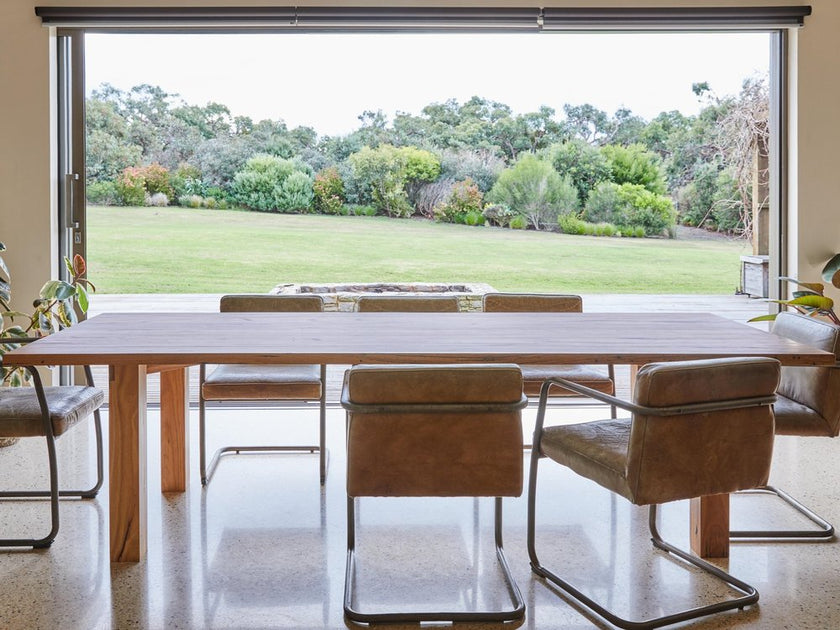 Fairhaven wooden dining table sydney bombora