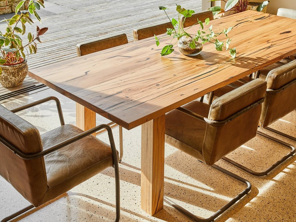 Fairhaven wood dining table surfcoast bombora