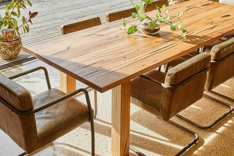 Fairhaven wood dining table surfcoast bombora