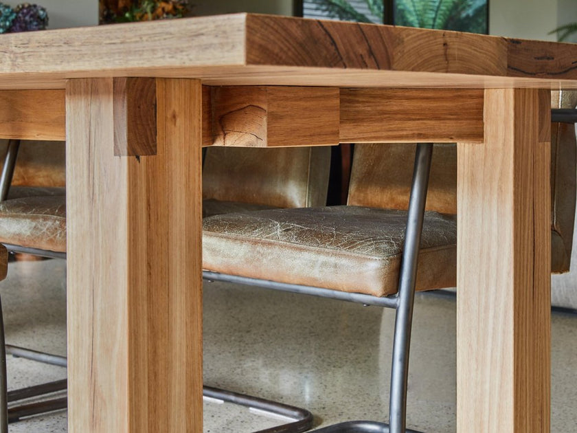 Fairhaven timber dining table melbourne bombora