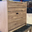 Made to order freestanding timber vanity with drawers