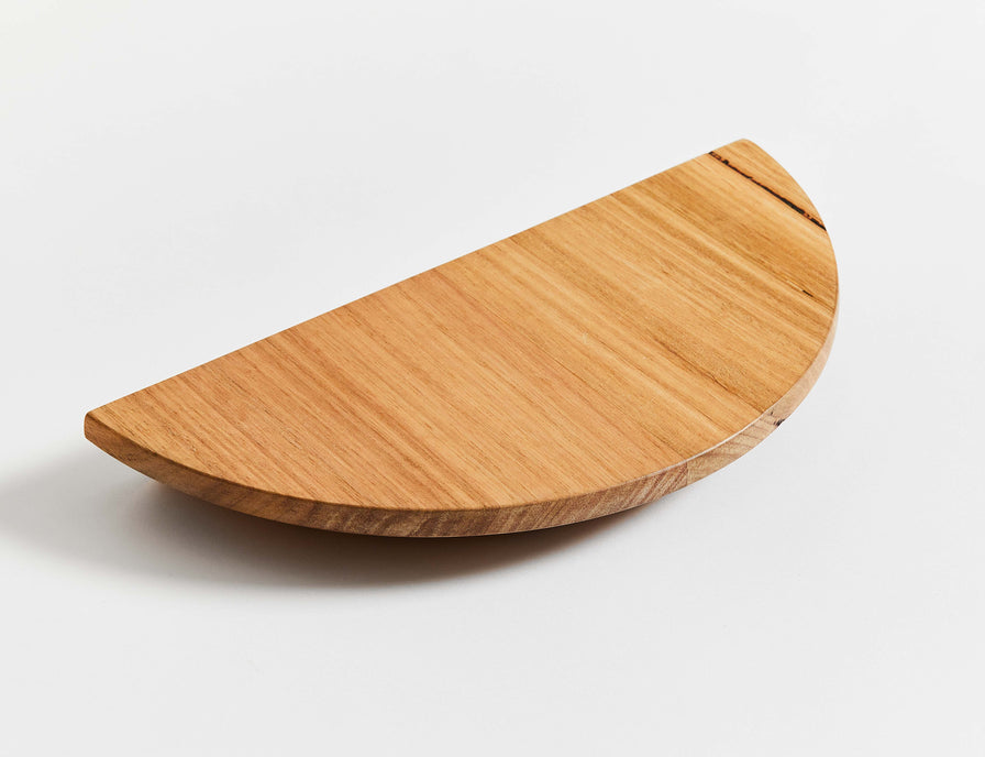 Flat face half circle timber handle 