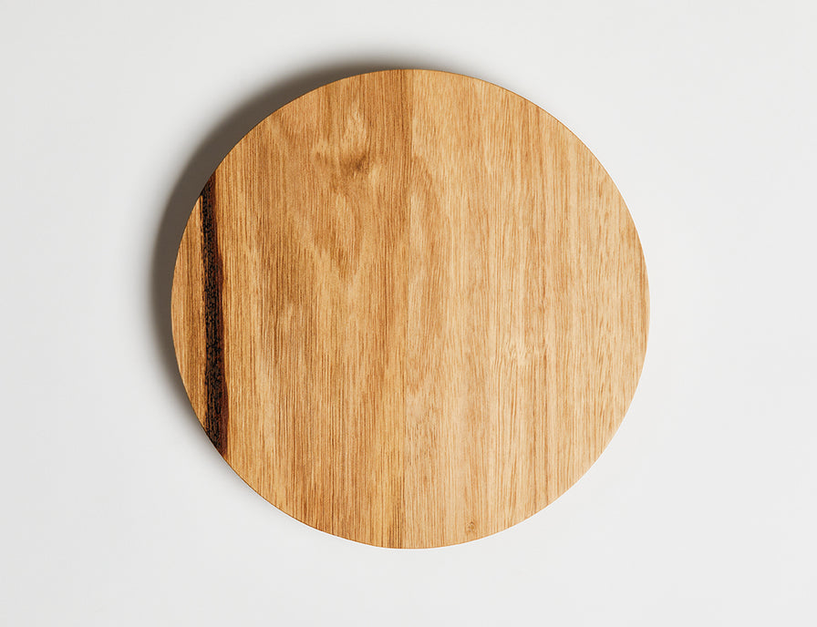 Messmate timber round door handle