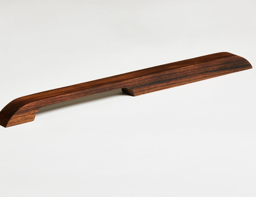 Timber linear cabinet handle Walnut wood