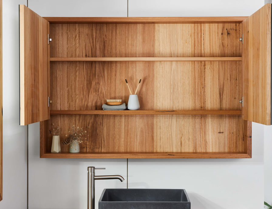 Iluka bathroom mirror cabinet surfcoast