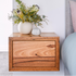 Floating bedroom sidetables in Messmate timber