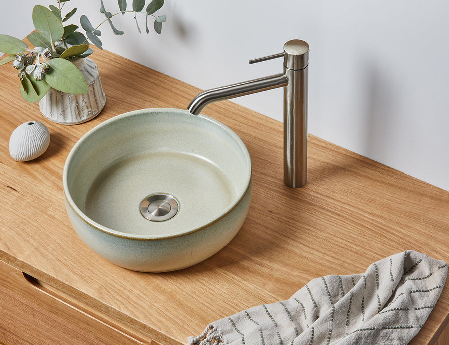 real timber vanity with drawers