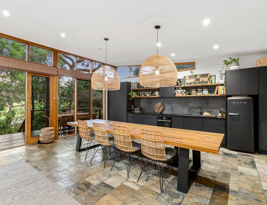 Jarosite solid wood dining table torquay