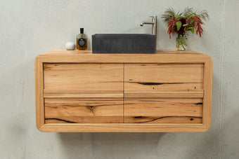Kirra bombora timber bathroom vanity melbourne