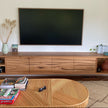 Wall hung timber entertainment unit adelaide
