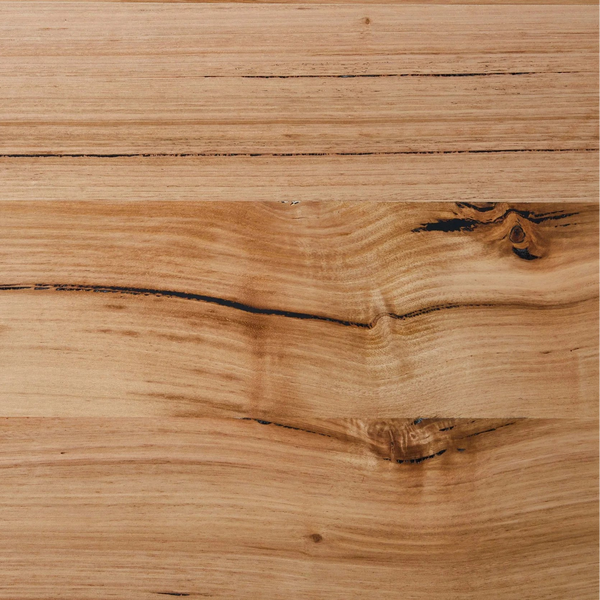 Messmate timber custom made furniture including dining tables, bench tops and timber vanities. 