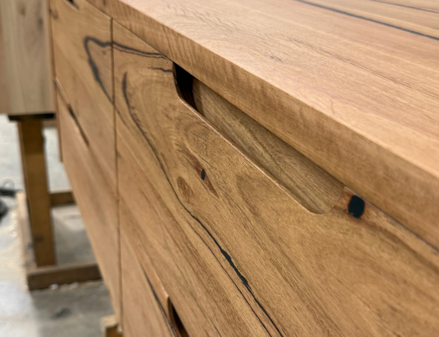 1500mm wide timber vanity on sale 