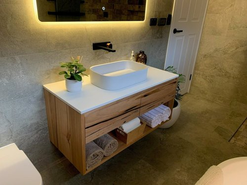 Moama wood bathroom vanity brisbane