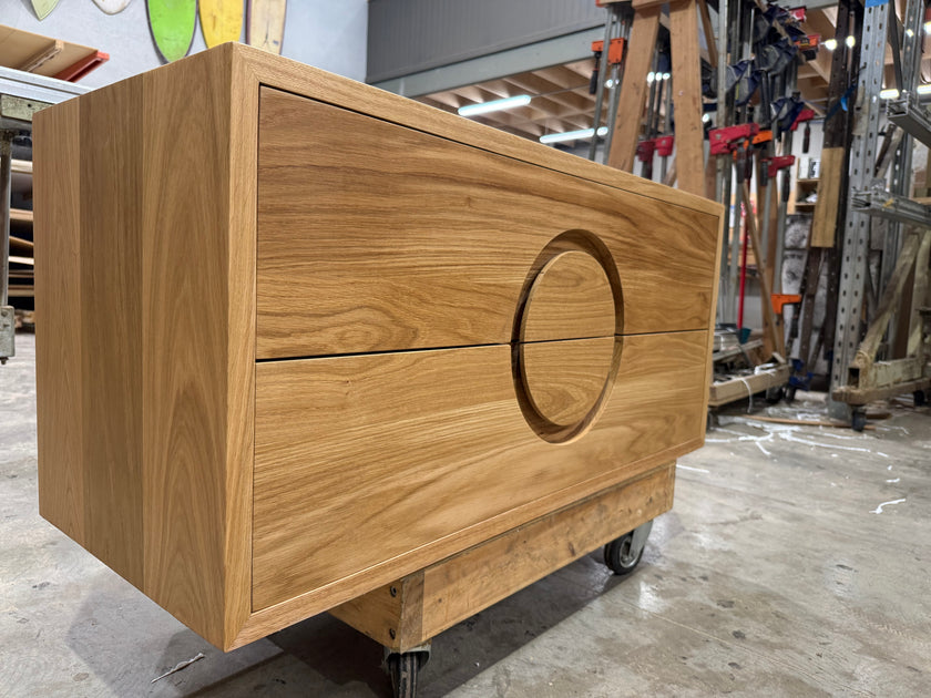 American Oak - Moonah Timber Vanity on Sale