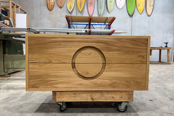 American Oak - Moonah Timber Vanity on Sale