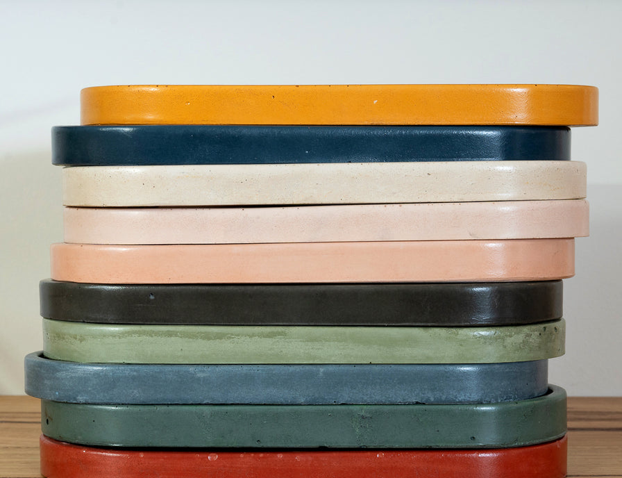 mayde concrete oval tray surfcoast