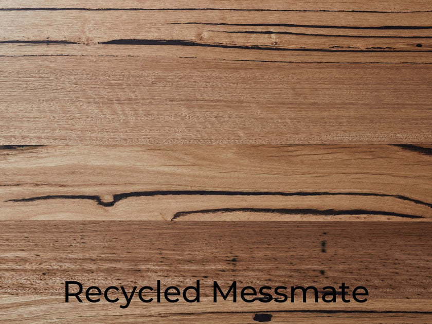 Recycled messmate labelled panel
