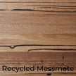 Recycled mess mate labelled panel