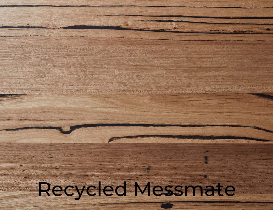 Recycled mess mate labelled panel