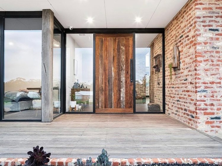 timber front door bombora osmo uv protection oil finish