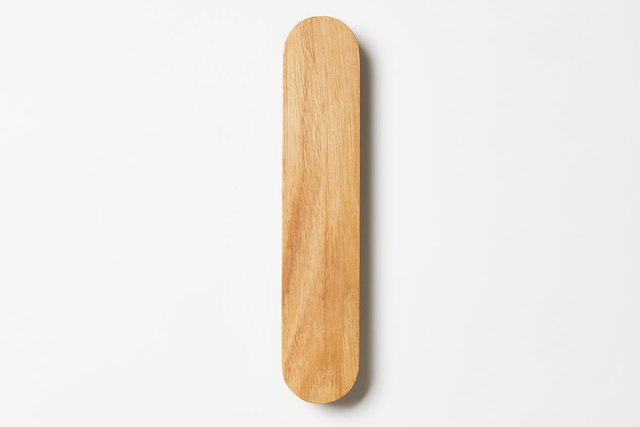 oblong shape timber cabinet handle blackbutt wood