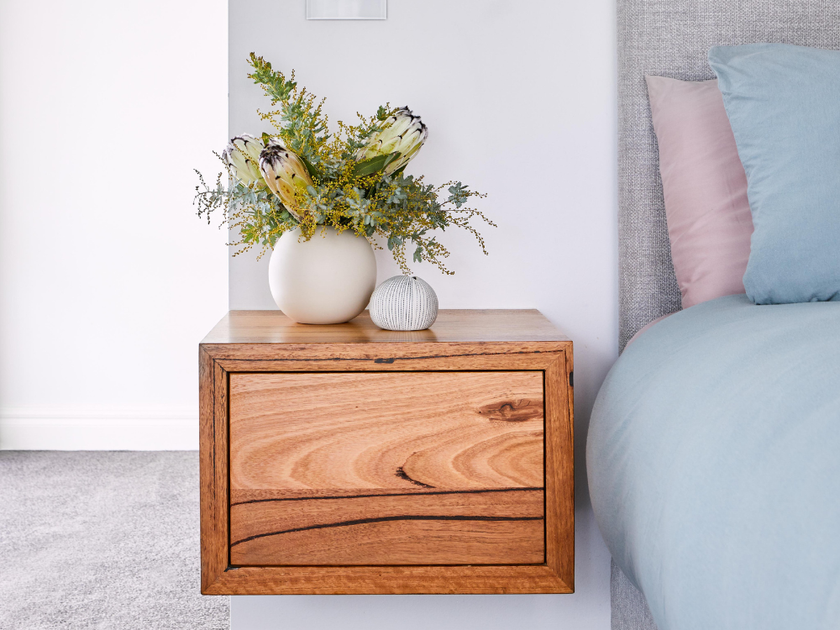 Iluka - Floating Timber Bedside Table