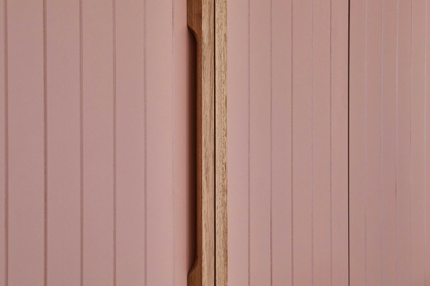 hand made timber wardrobe door handle large