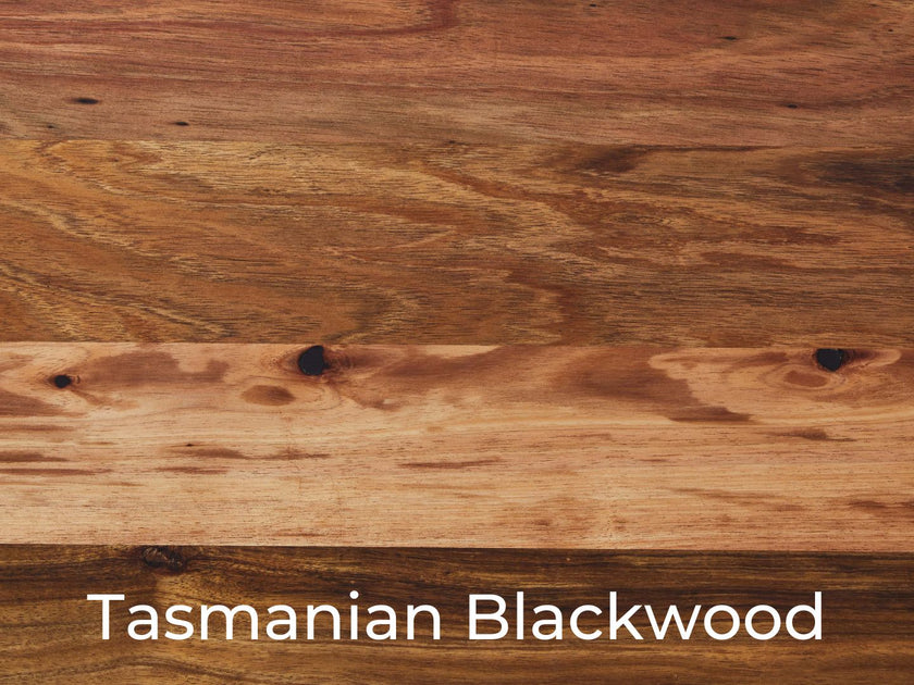Tasmanian Black wood labelled panel
