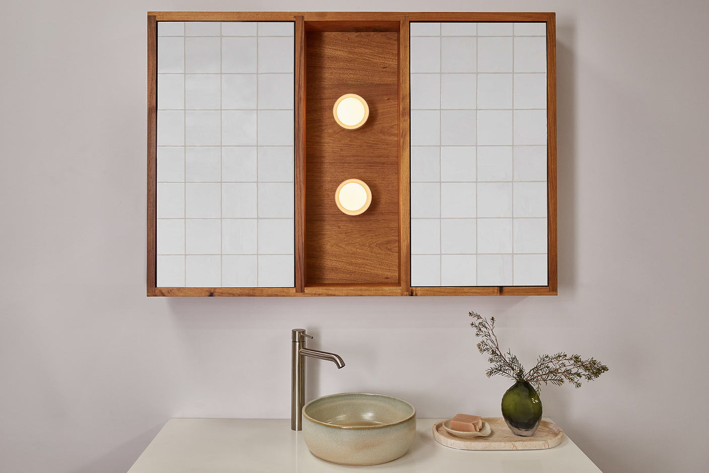 Tasmanian Blackwood mirror cabinet